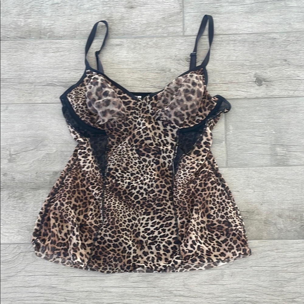 Leopard Print Women's Intimate Sleepwear